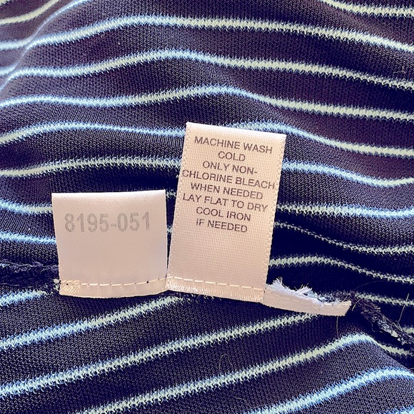 Ann Taylor Loft dark & light blue striped dress - Picture 7 of 7